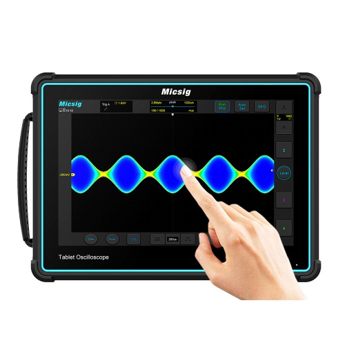 [MICSIG TO1004] 100MHz 4Ch Tablet Oscilloscope, 테블릿 오실로스코프